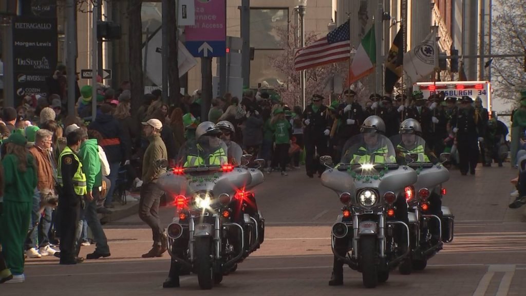 3-year-old girl hit by police motorcycle after St. Patrick’s Day Parade in Downtown Pittsburgh - WPXI Pittsburgh