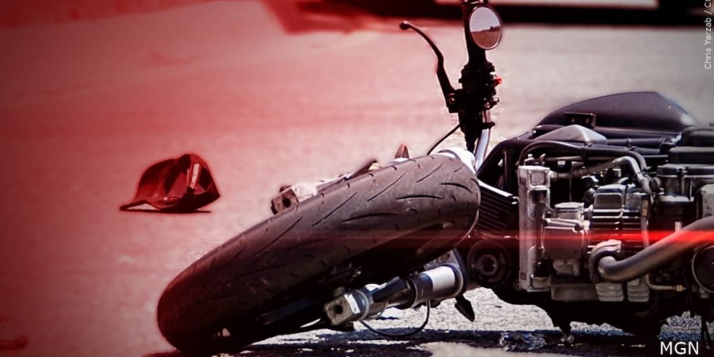 Motorcyclist thrown in crash, fighting for life - KCTV 5