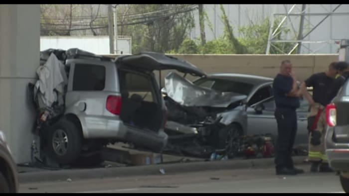 Man killed after car crashes into Westpark Tollway pillar - KPRC Click2Houston