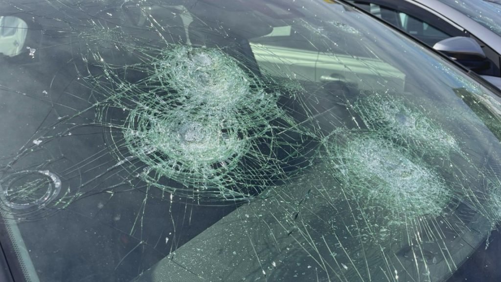 O'Fallon, Missouri, car dealership devastated by baseball-sized hail, more than 300 vehicles impacted - KSDK.com