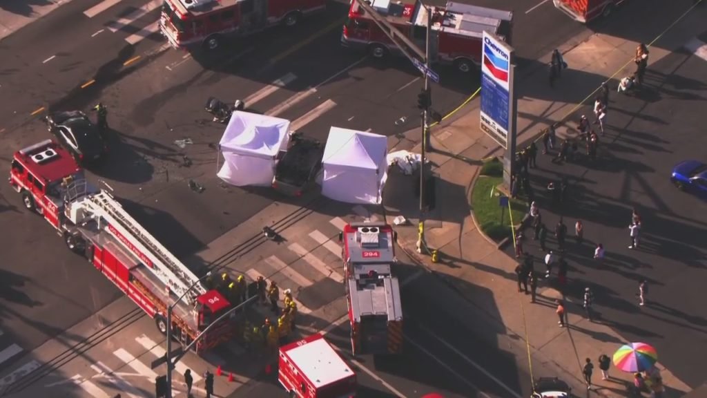 2 dead after car flips in Baldwin Hills crash - FOX 11 Los Angeles