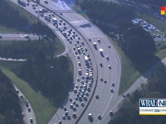 Crash involving motorcycle on I-40 westbound causes major delays - WRAL News