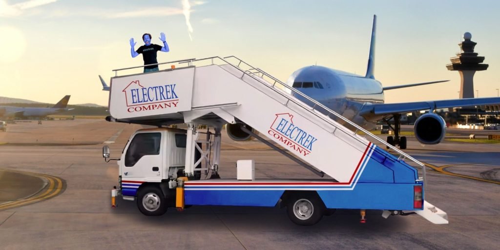 Weird Alibaba: Anybody want an electric airplane stair truck? - Electrek