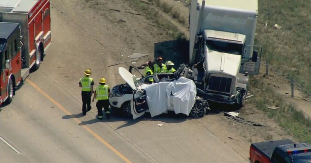 Truck driver who killed family of 5 in crash on I-25 found guilty of vehicular homicide - CBS Colardo