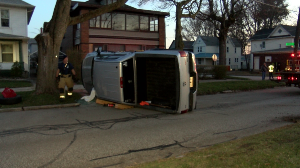 Two truck collision leads to rollover - YourErie