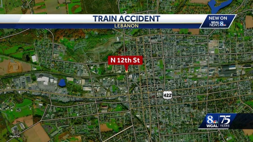 Train struck a car last night in Lebanon County, Pa. - WGAL Susquehanna Valley Pa.
