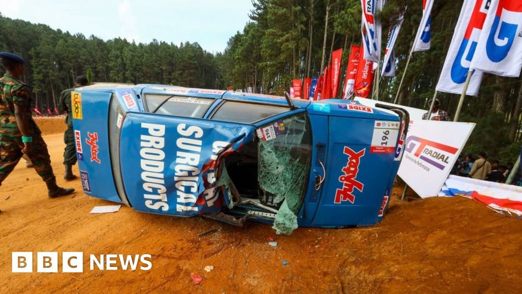 Sri Lanka: Seven killed as motorsports race car hits crowd - BBC.com