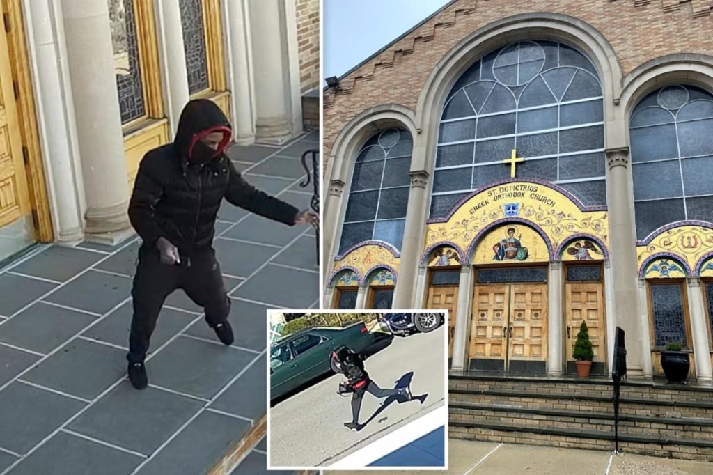 Purse-snatching bully punches woman, 68, in face and down NYC church stairs -- then takes her car as she lies in agony - New York Post