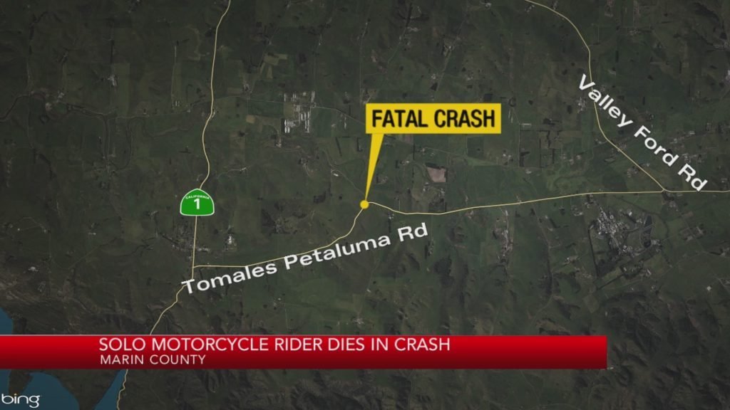Motorcycle rider dies in solo crash on Tomales Petaluma Road - KRON4