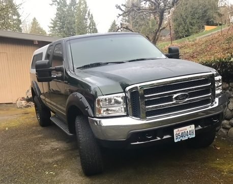 WEST SEATTLE CRIME WATCH: Stolen green F-350 pickup truck - West Seattle Blog