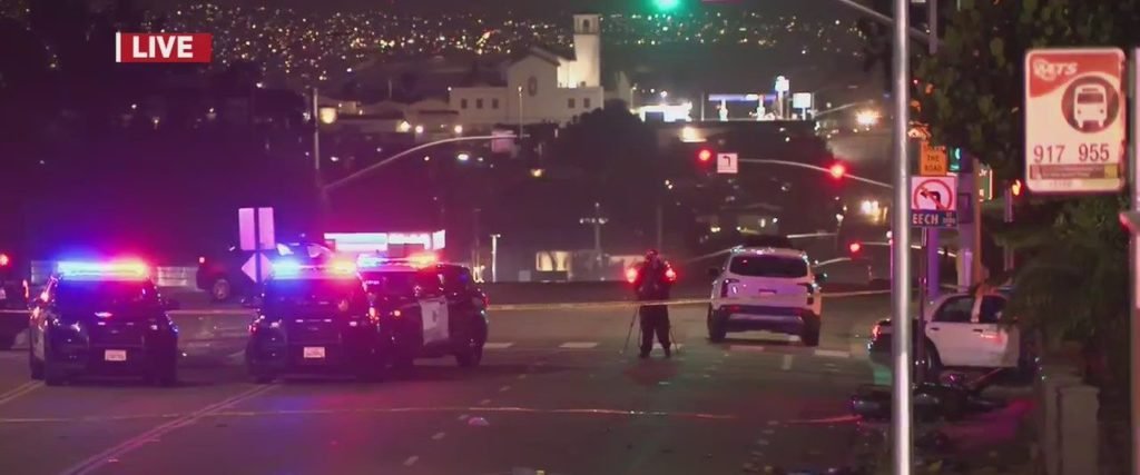 Motorcyclist dies in accident Saturday night; Euclid Ave closed at SR-94 - FOX 5 San Diego