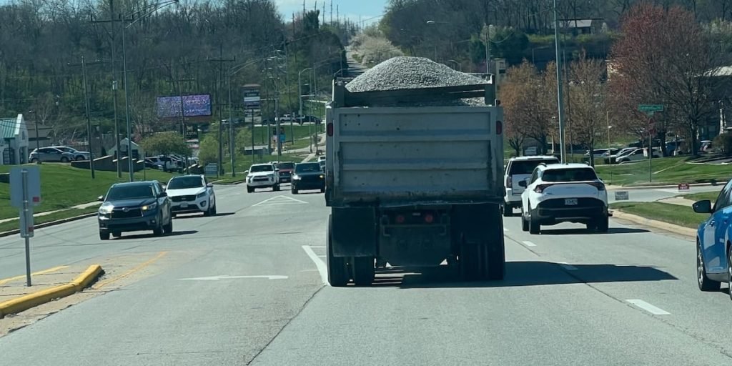 Fact Finders: Gravel truck with full load prompts viewer question - KY3