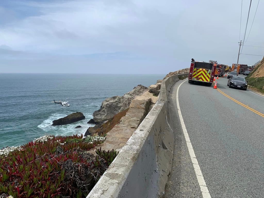 1 dead after driving car off of San Mateo County cliff - The Mercury News