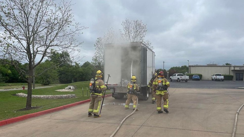 Flaming truck pulls into parking lot of Pflugerville fire station - KEYE TV CBS Austin