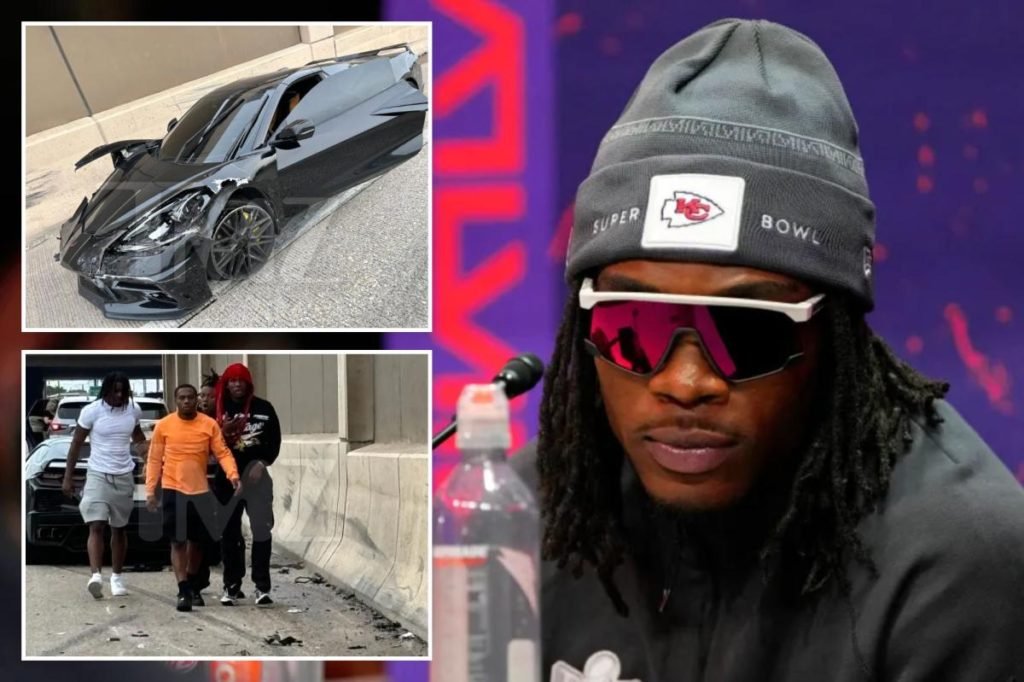 Rashee Rice was driving Lamborghini involved in six-car Dallas crash - New York Post