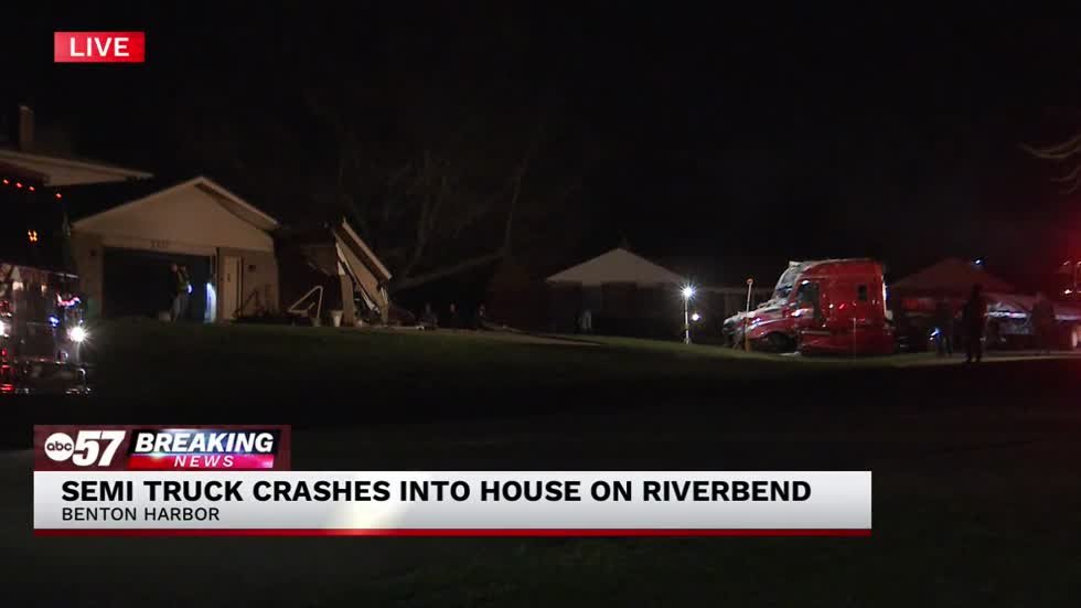 Officer-involved deadly shooting after semi-truck crashes into St. Joseph Township home Officer-involved deadly ... - ABC 57 News