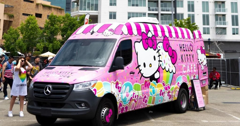 Hello Kitty Cafe Truck returns to Philadelphia's Fashion District with exclusive 50th anniversary merch - CBS News