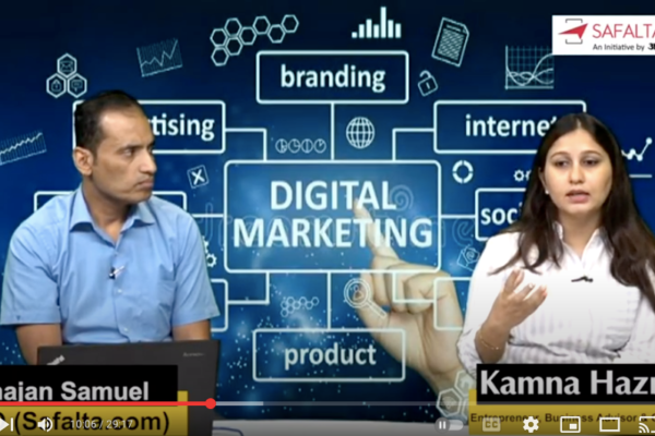 Kamna Hazrati Safalta Talks YouTube. Digital Marketing