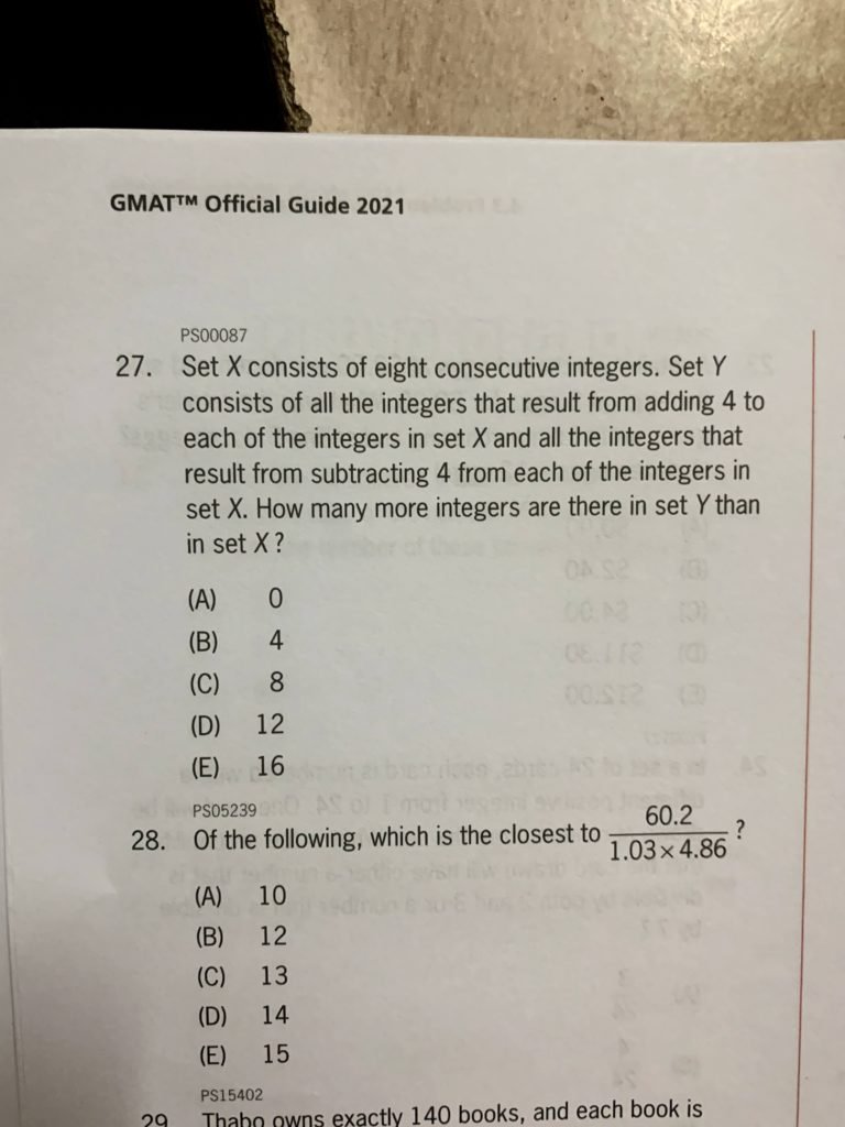 gmat problem solving section
