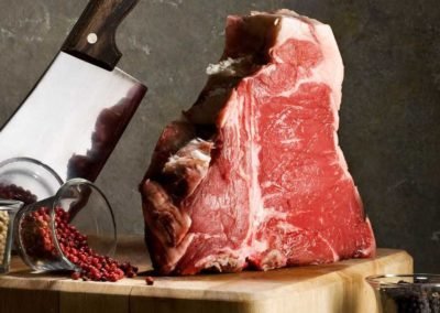 tbone steak raw