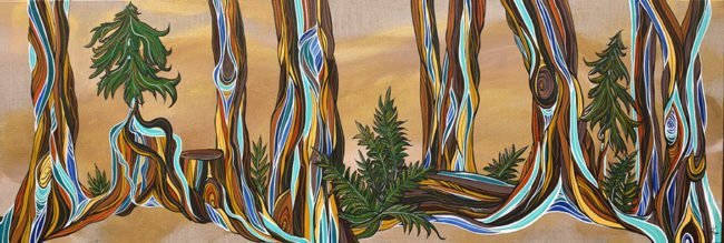 'Forest Secrets' SOLD 18x60