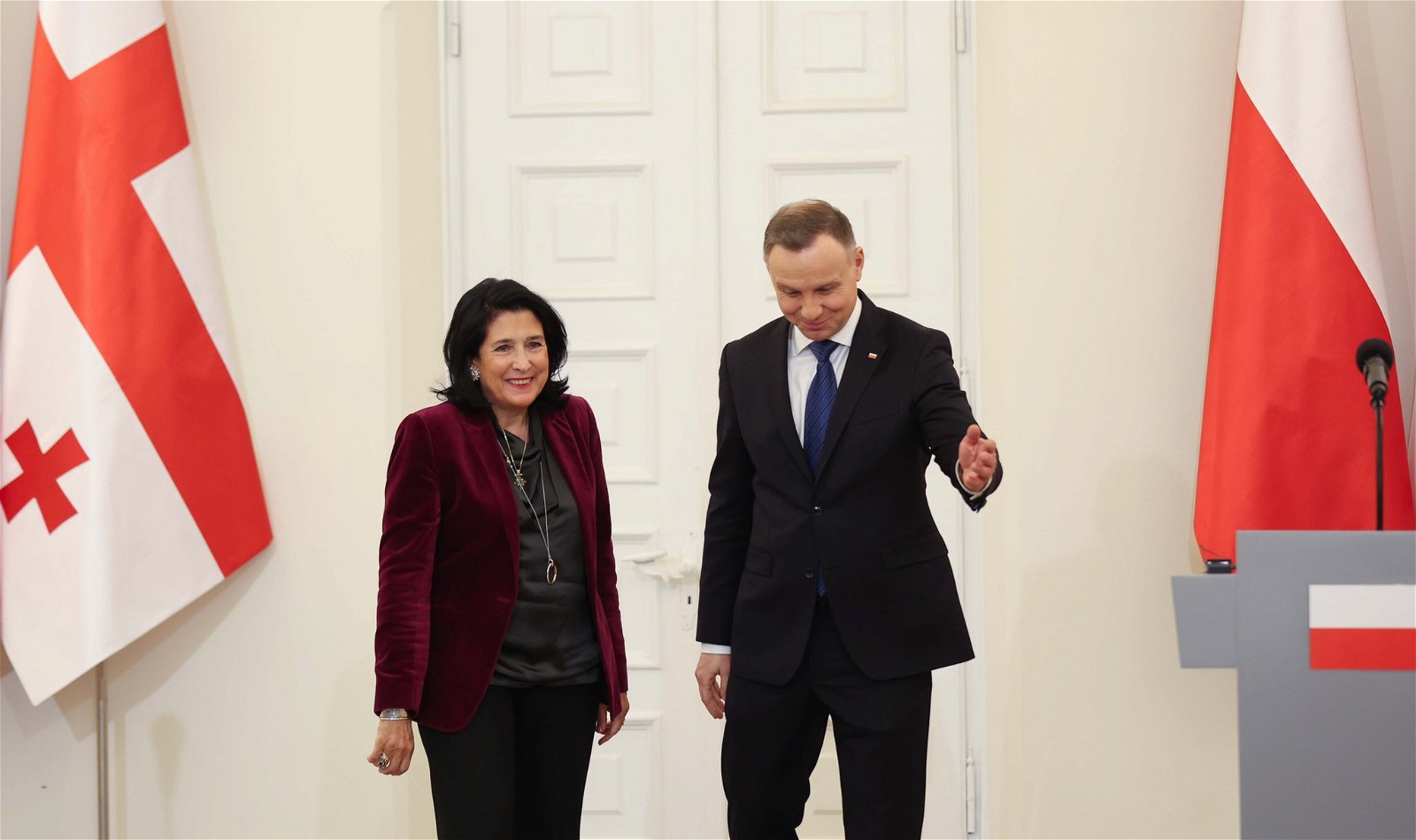 Prezydent Zurabiszwili z wizytą w Warszawie – Obywatelska Gruzja