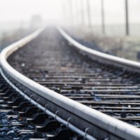 rails for railroad